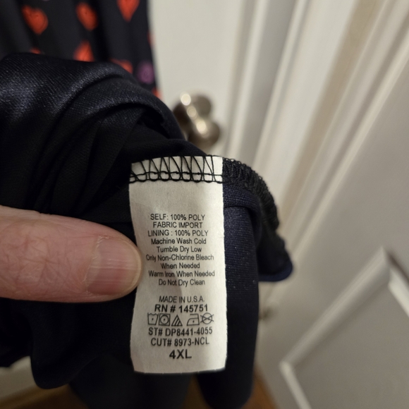 Modcloth Peach Love California Heart Patterned Dress - Picture 4 of 4